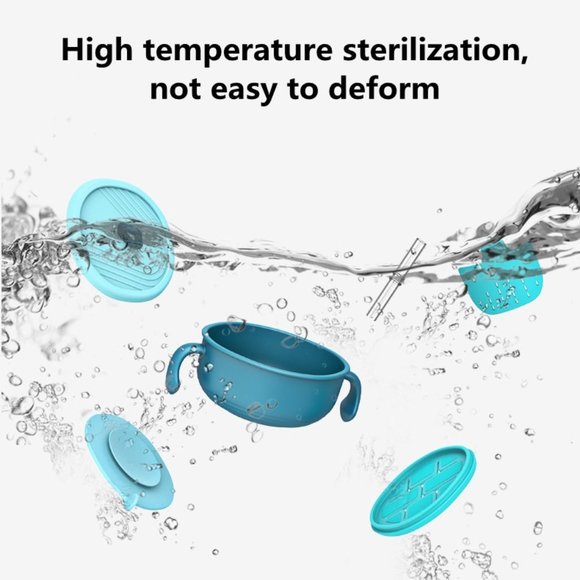 Non Spill Bpa Free Suction Eating Food Insulated Feeding Silicone Baby Bowl - Picture 14 of 14